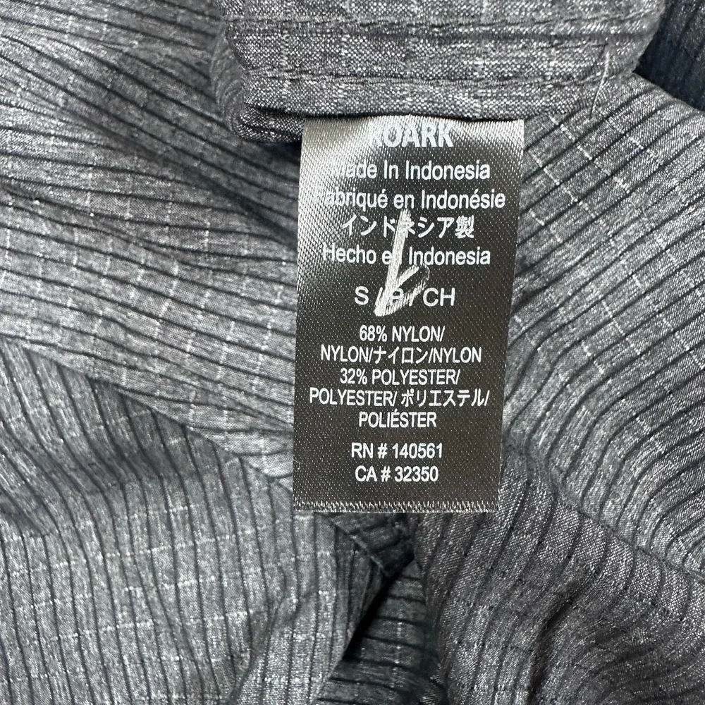 Roark Revival Shirt Mens Small Gray Bless Up Perforated Outdoor Hiking Travel - Picture 6 of 7